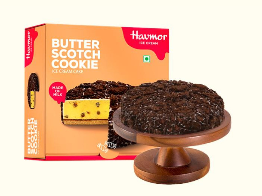 Butter Scotch Ice Cream Cake